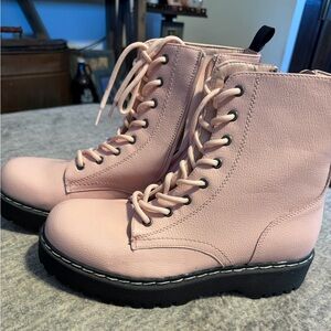 UNIONBAY Pink Combat Boots